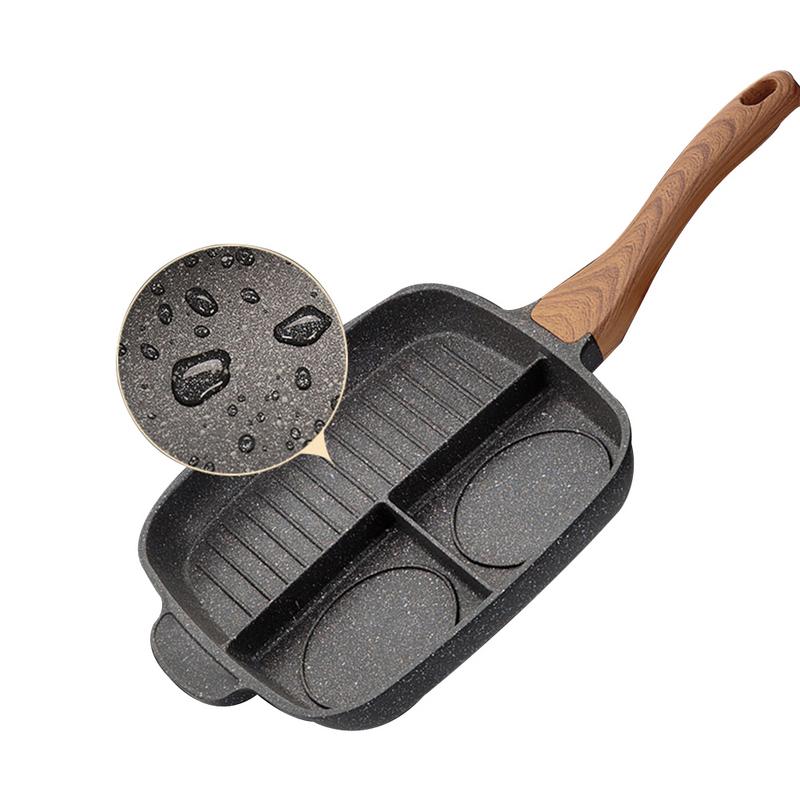 Maifanshi fried steak pot multi-function household omelette pan pan induction cooker non-stick pan. stainless steel 