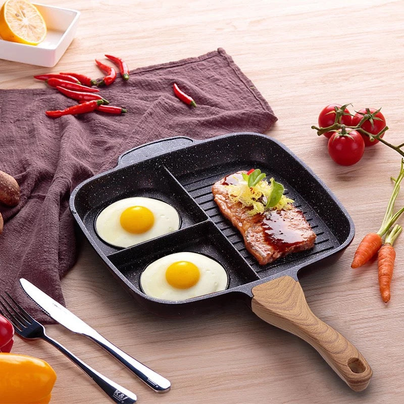Maifanshi fried steak pot multi-function household omelette pan pan induction cooker non-stick pan. Cooking eggs and a streak 