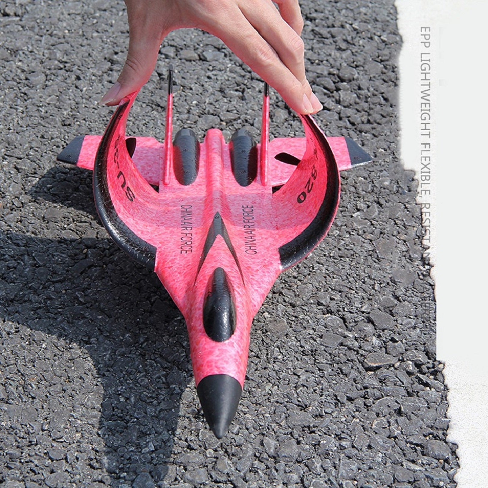 Foam RC Plane is built strong and agile. 