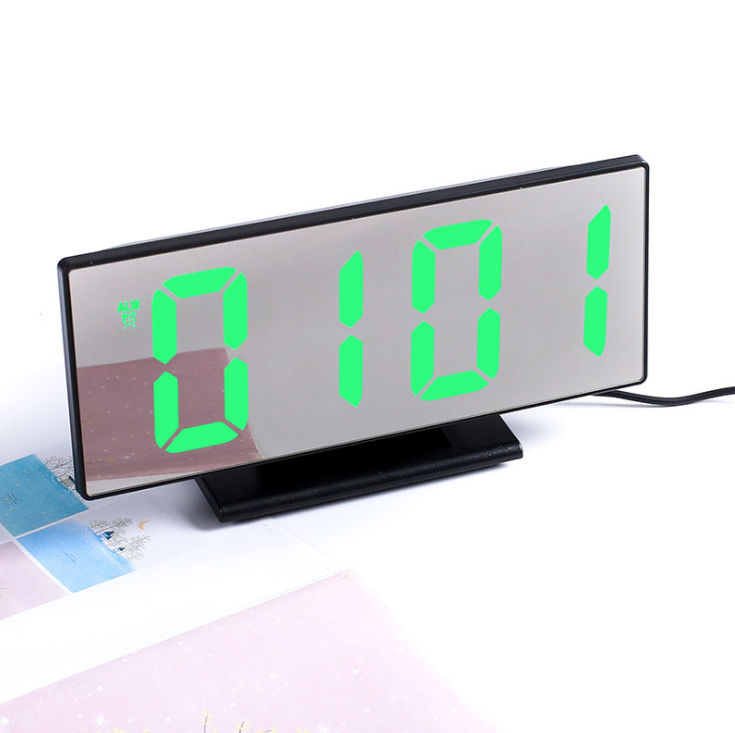 LED Mirror Clock | Digital Display Clock | The Honest Shopper