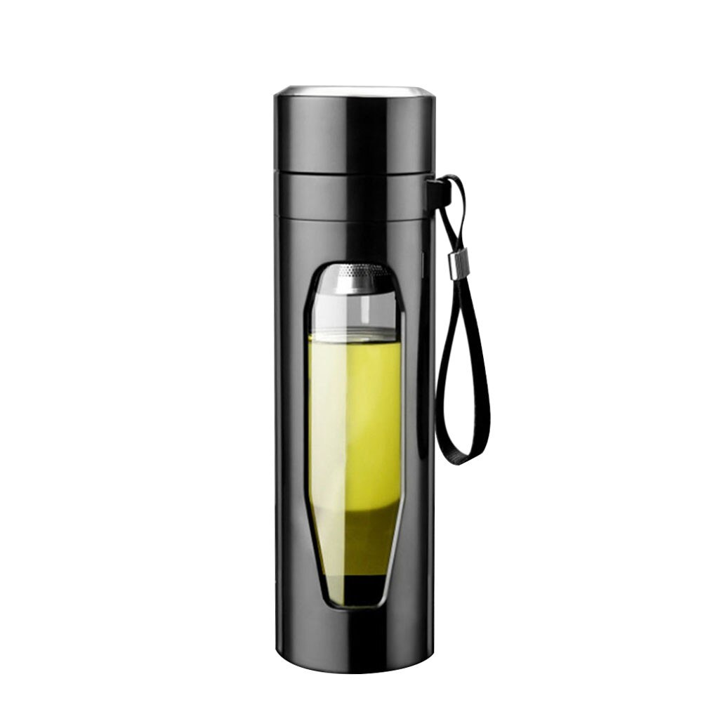 Glass Water Bottle | Cup Infuser with Lid | The Honest Shopper