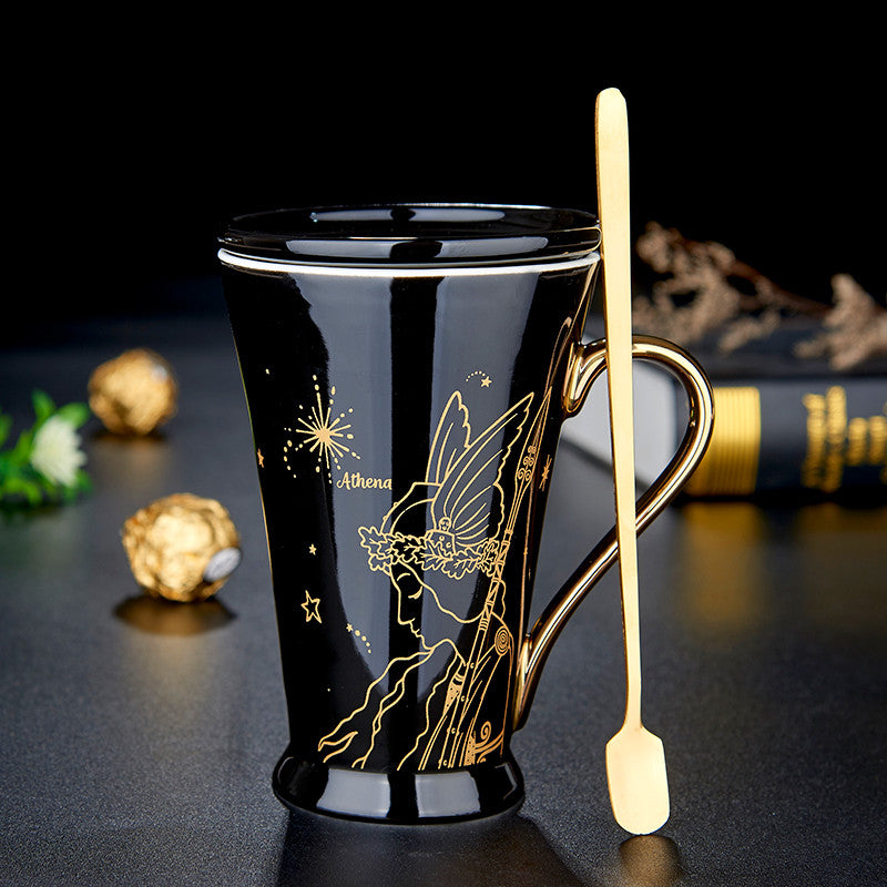 Greek Mythology Coffee Mug | Black Ceramic Mug | The Honest Shopper