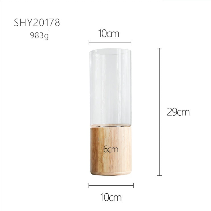 The True Nordic Glass Cylinder Vase