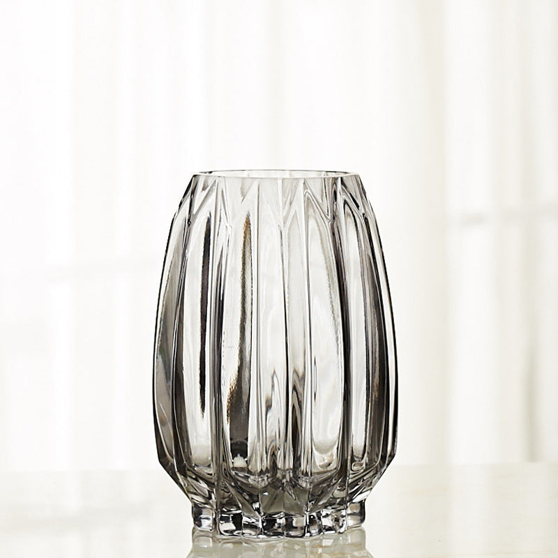 The Vertical Edge Sleek Glass Vase