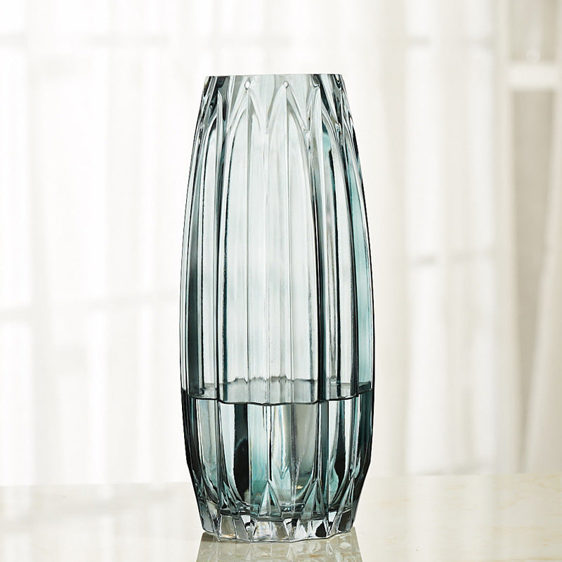 The Vertical Edge Sleek Glass Vase