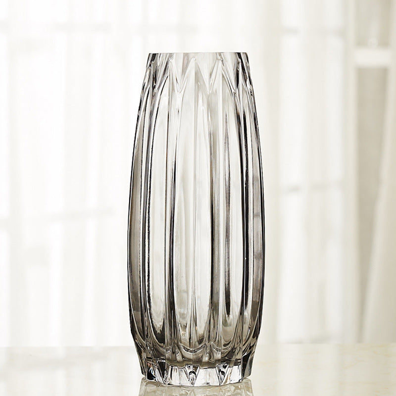 The Vertical Edge Sleek Glass Vase