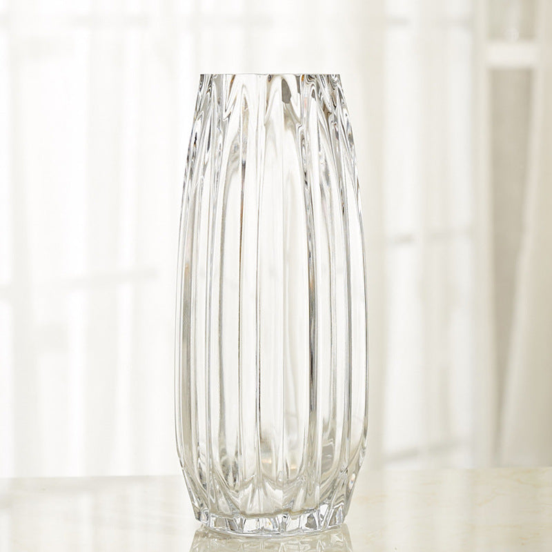 The Vertical Edge Sleek Glass Vase