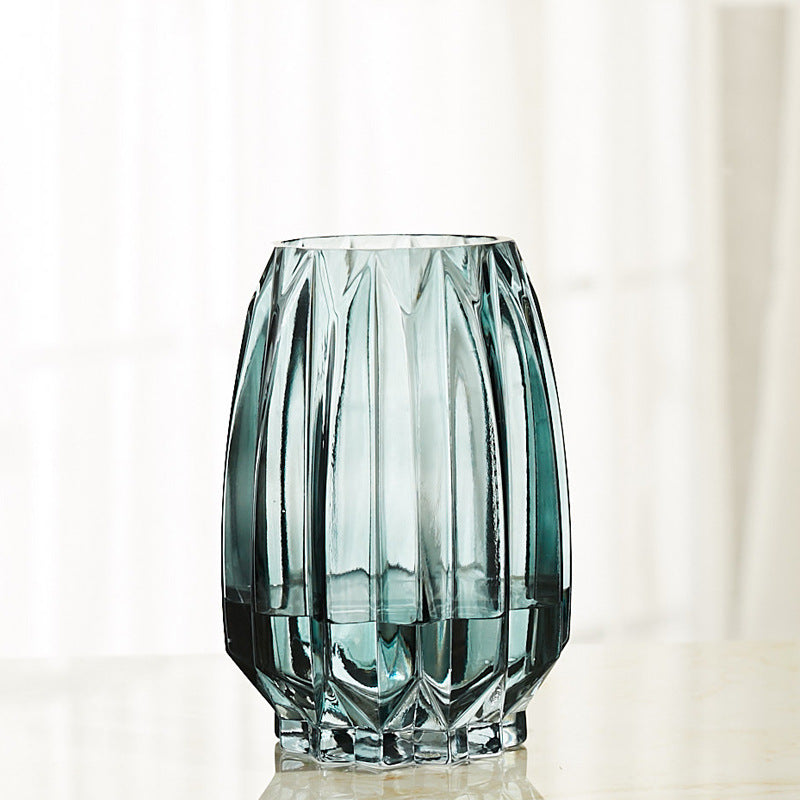 The Vertical Edge Sleek Glass Vase