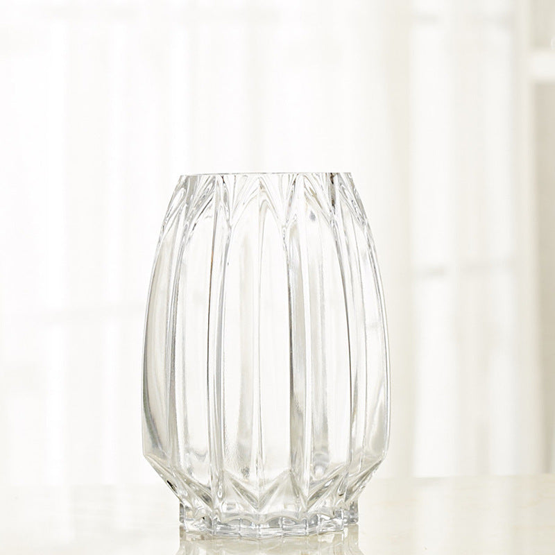 The Vertical Edge Sleek Glass Vase
