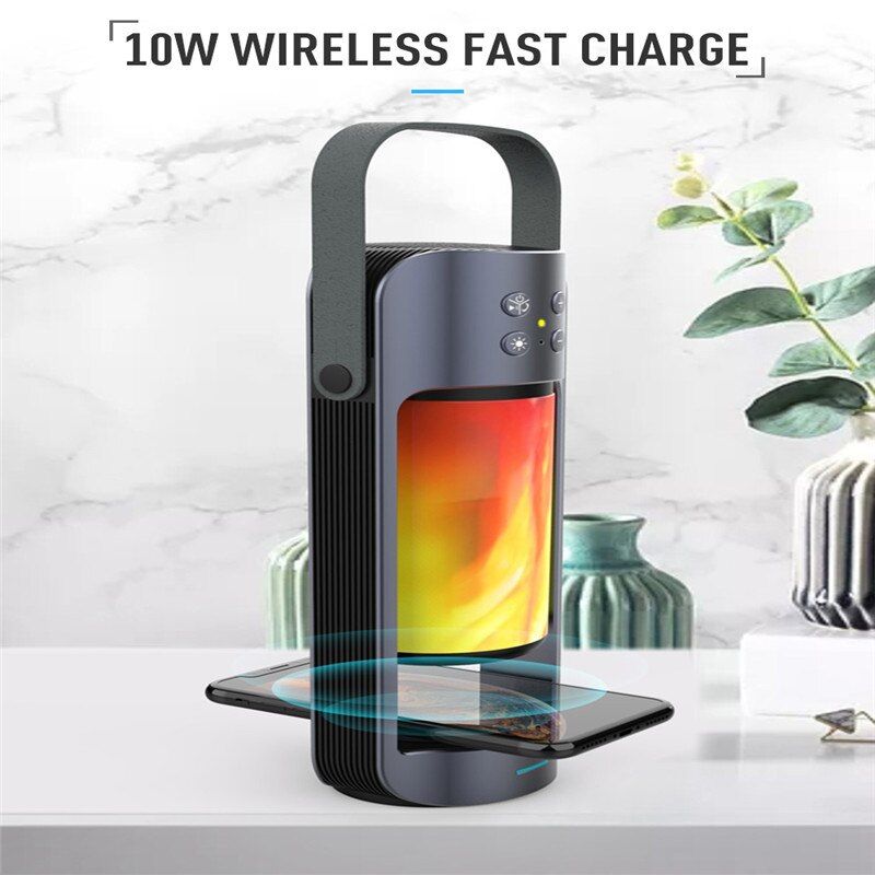 Flame Light Bluetooth Speaker | Phone Charger | The Honest Shopper