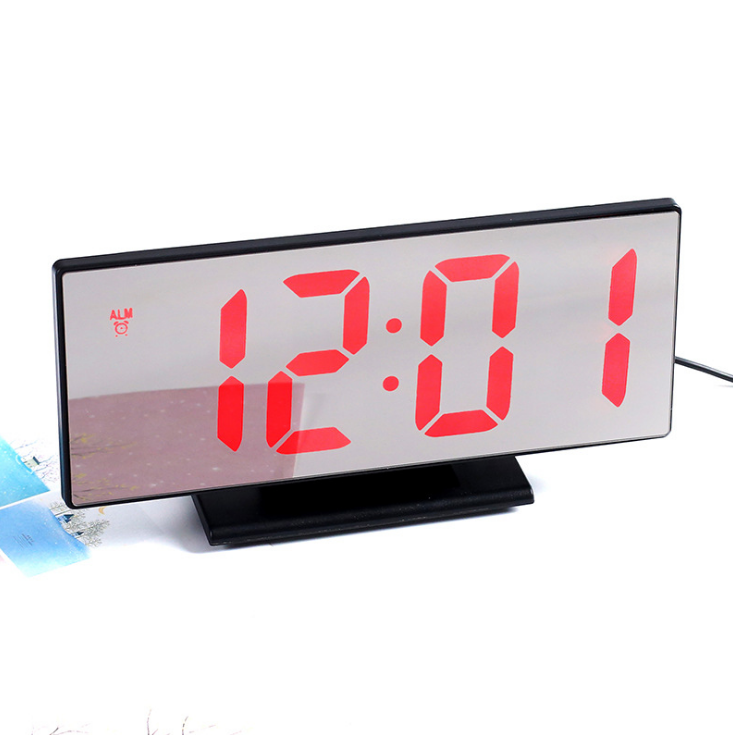 LED Mirror Clock | Digital Display Clock | The Honest Shopper