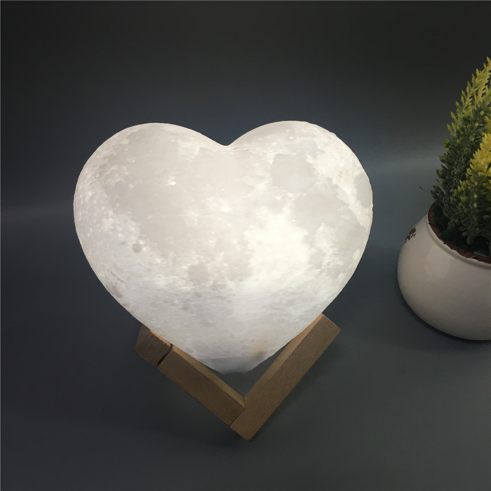 Heart Shaped Night light | 3D Heart Moonlight | The Honest Shopper