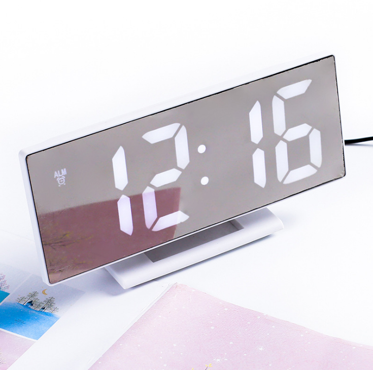LED Mirror Clock | Digital Display Clock | The Honest Shopper