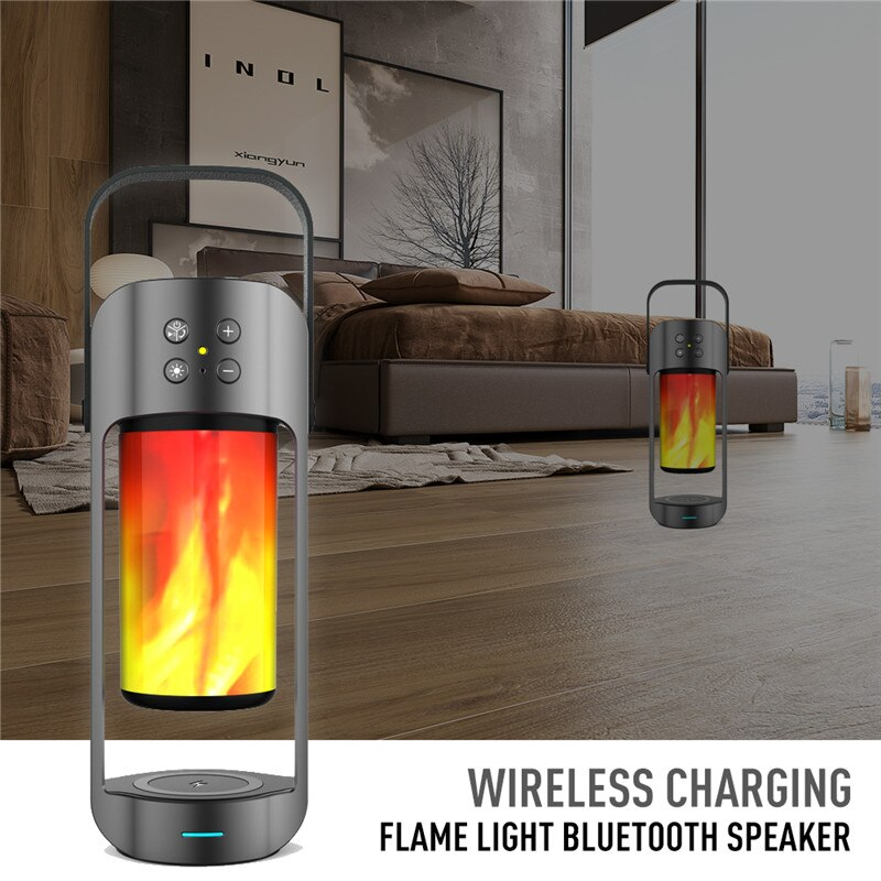 Flame Light Bluetooth Speaker | Phone Charger | The Honest Shopper