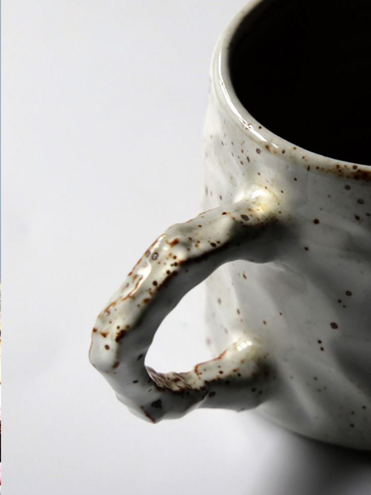 Japanese Style Coffee Mug with Saucer