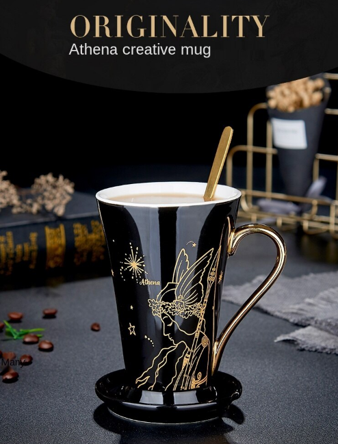 Greek Mythology Coffee Mug | Black Ceramic Mug | The Honest Shopper